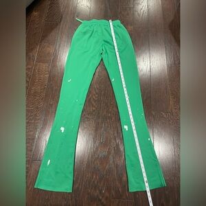 Green Women's Flared Pants